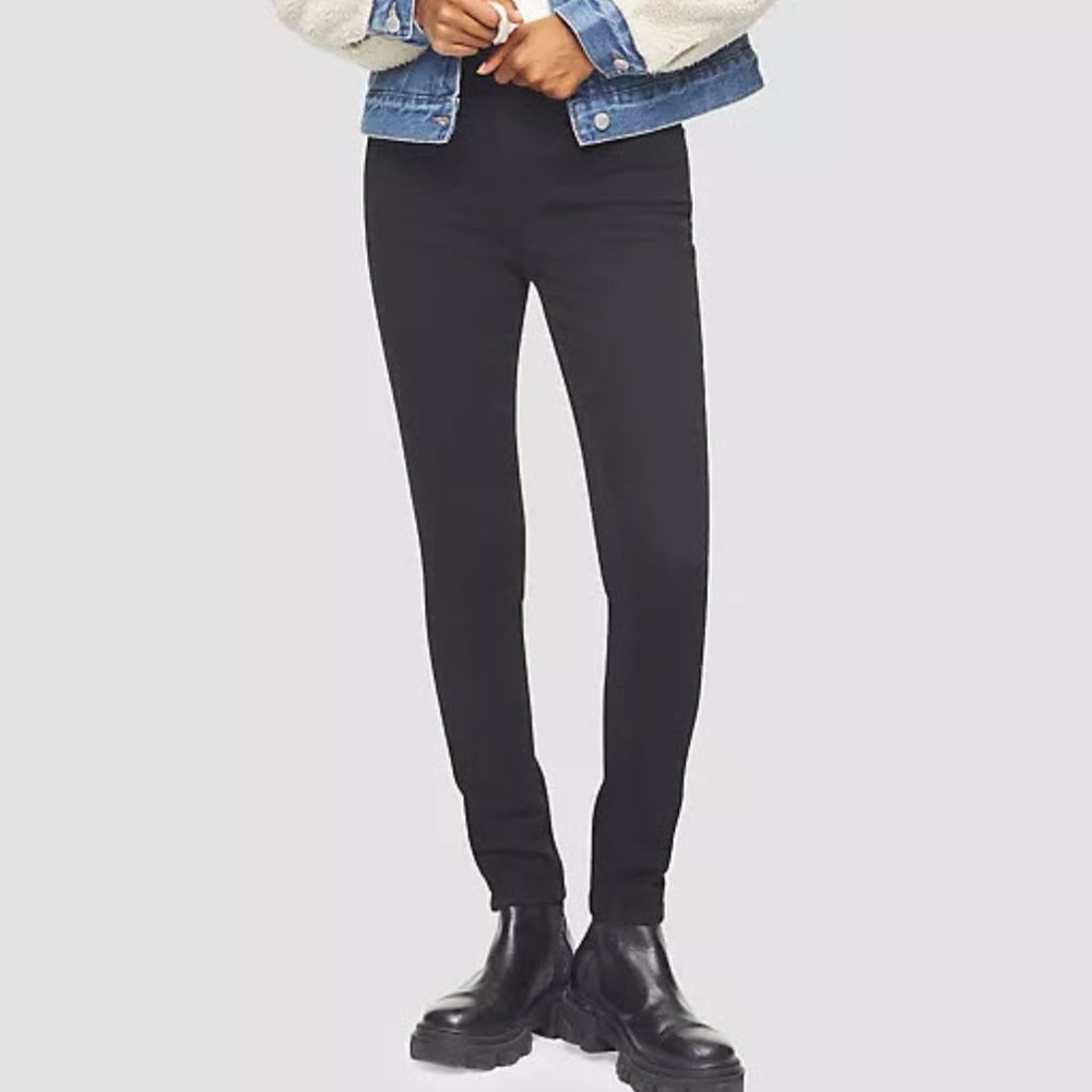 Calvin Klein Black High Rise Skinny Fit Comfort Stretch Jeans